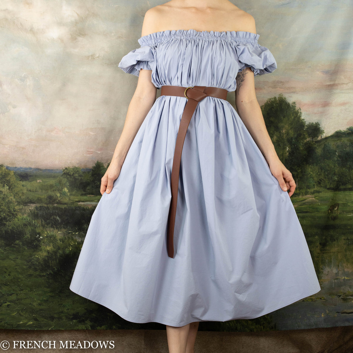 French Blue Chemise Dress – French Meadows