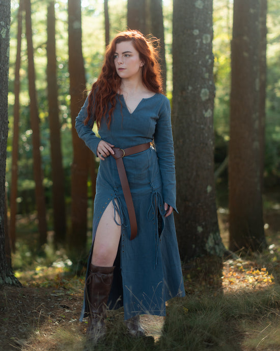 Teal Viking Dress