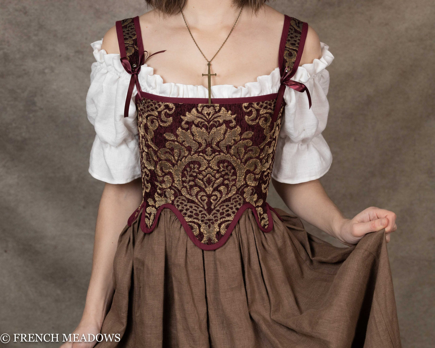 Twill Bodice (Boned): Renaissance Costumes, Medieval Clothing, Madrigal  Costumes by The Tudor Shoppe