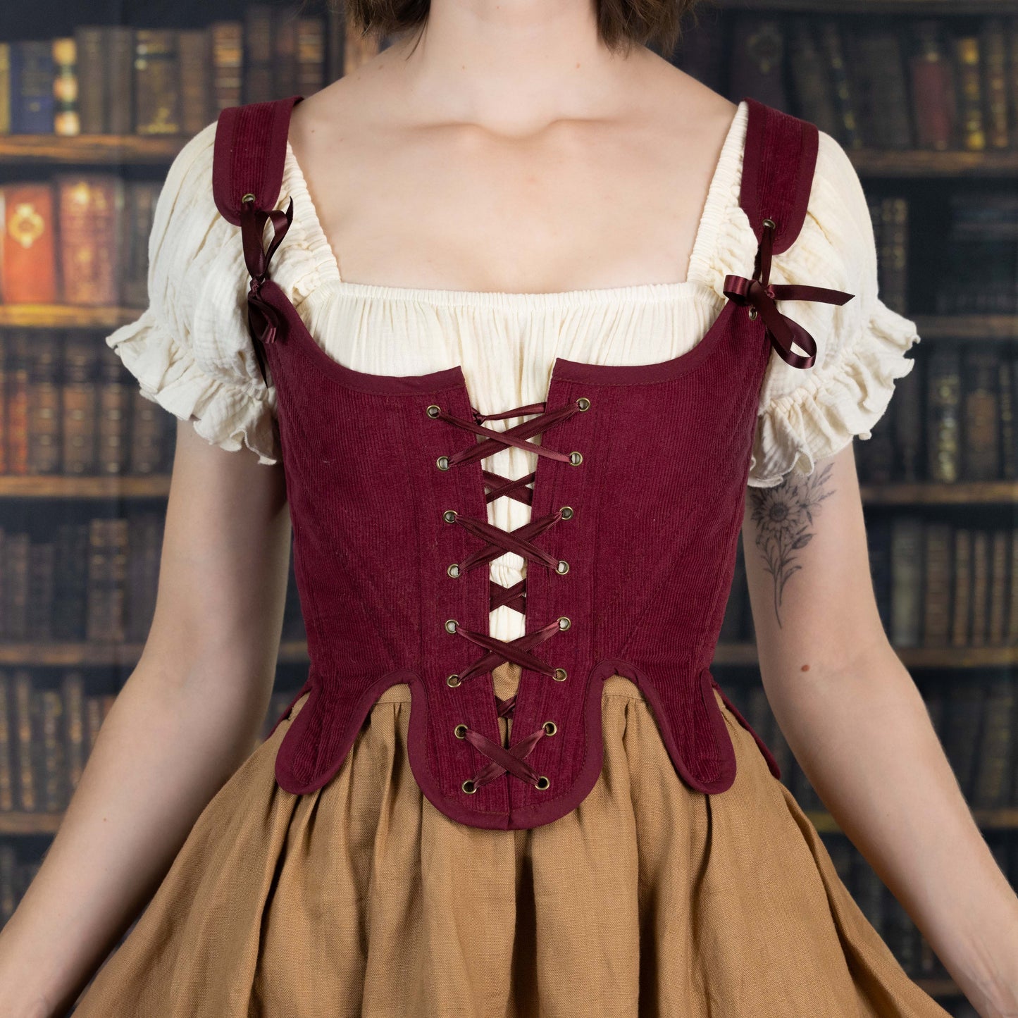 Regency Stays, Renaissance Corset Bodice in ANY FABRIC Victorian