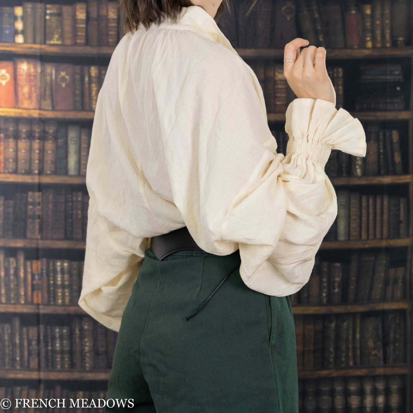 back view of medieval tunic for ren faire costumes