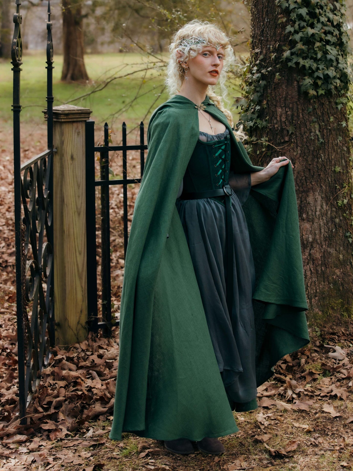 Linen Renaissance Cloak