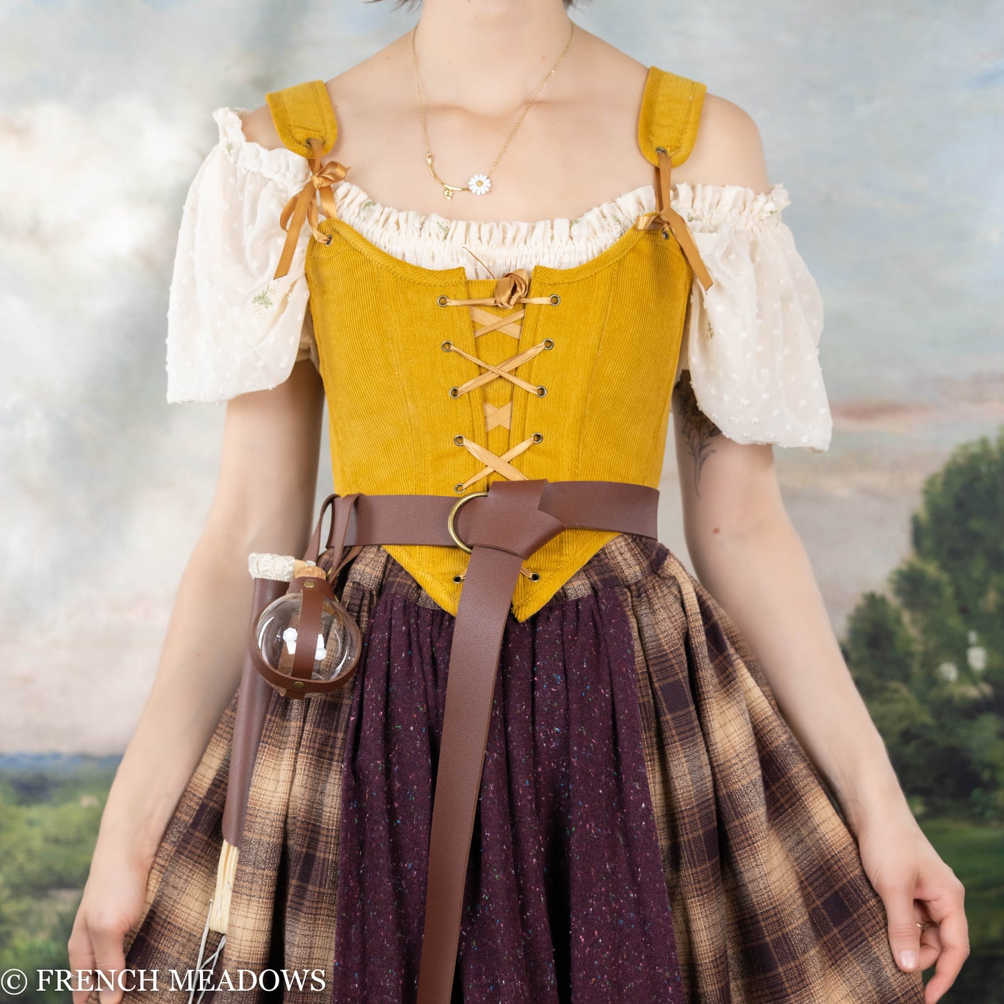 Yellow Floral Corset Belt – French Meadows