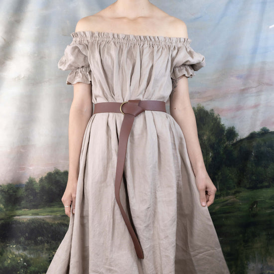 Daisy Cottagecore Dress, Peasant Dress, Vintage Inspired, Linen Mini,  Summer Dress, Puff Sleeve 