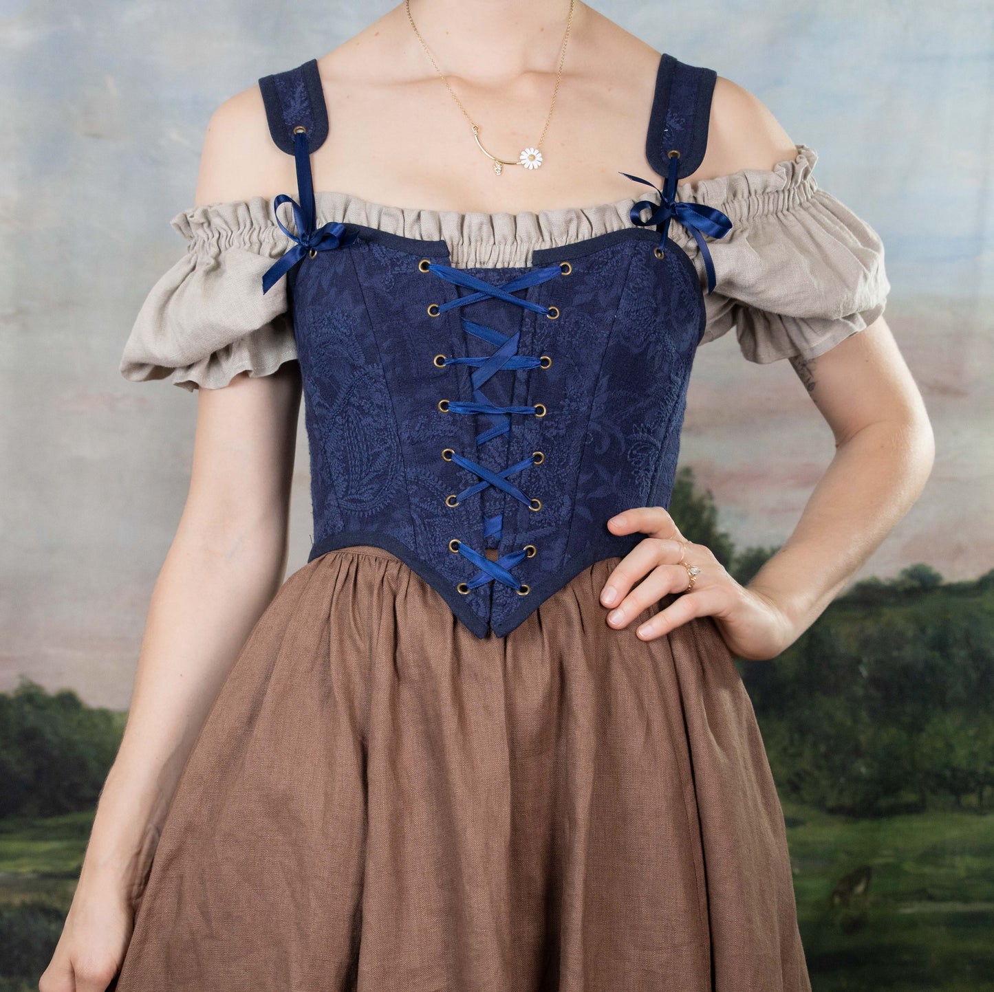 Blue Corsets French Meadows