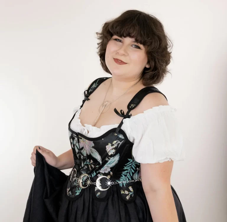 View the Bespoke Corsets & Plus Size Corset designs we have with us