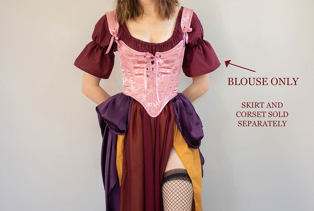 Renaissance Corset Peasant Bodice, Halloween Corset, Floral Corset Stays,  Ren Faire Cos…