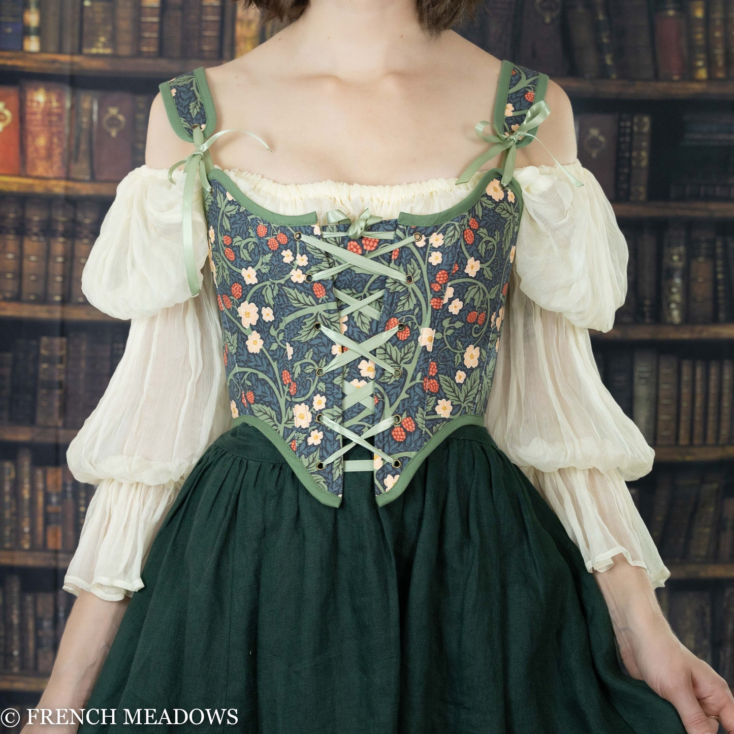 Fairy Dress Renaissance, Bustier Top, Corset Top Renaissance